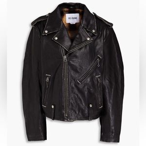 NWT re/done leather jacket